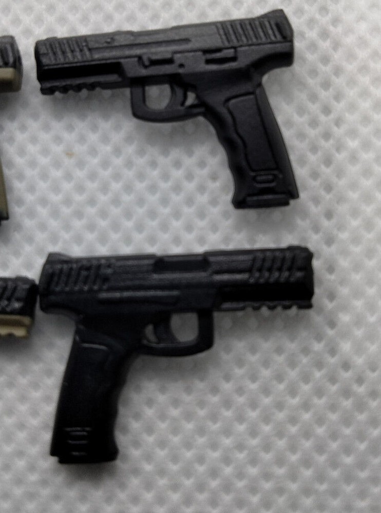 9mm Semi Auto Pistol 1/12 Scale Weapon Action Figure Accessory Force