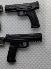 9mm Semi Auto Pistol 1/12 Scale Weapon Action Figure Accessory Force