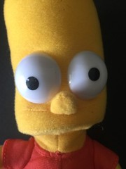 The Simpsons 10″ Plush Bart 20th Century Fox 2005 Nanco Stuffed Toy
