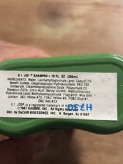 G.I. JOE SHAMPOO • 10 FL. OZ. (300ml), GI Joe No Tear Shampoo 1987