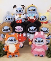 Pop Mart Disney Stitch Adventure Series Blind Box Figures Toy Plush Pendant