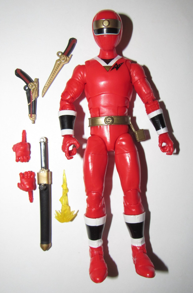MMPR Power Rangers Lightning Collection figure Alien Rangers Red complete