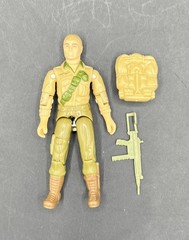 Vintage 1983 GI Joe Duke V1 Figure w/ Rifle & Backpack Broken Crotch