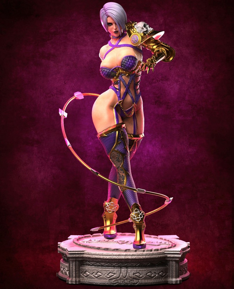 1:5 Ivy Valentine figure from Soulcalibur | HAND PAINTED | 38cm/ 15in