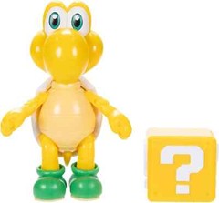NEW Jakks Pacific KOOPA TROOPA w/? BLOCK Nintendo Super Mario 4in Action Figure