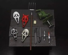 Ghost Face Ultimate Inferno Scream w/Weapons 7″ Horror Moive Action Figure Toys