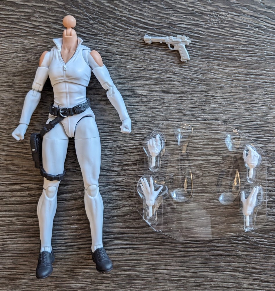 Marvel Legends SHARON CARTER FEMALE BODY PART (Shield Agent 3 Pack Figure)