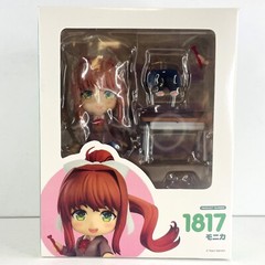 Doki Doki Literature Club! Monika PVC Action Figure Statue Toys Gift w/Accessory