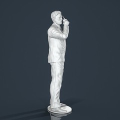 Unpainted Painted resin figurine Man guy Security guard 1/18 1/24 1/43 1/32