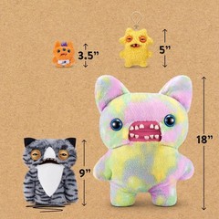 Fuggler 🐱 Alley Cats WIDE-EYED CAT 🐱 NEW 9″ Fast Free Ship! Funny! Ugly! Cute