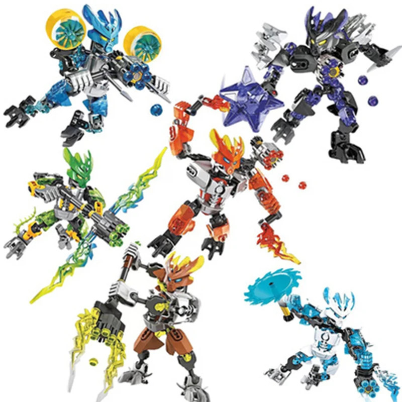 Bionicle Skull Warrior Building Blocks Set – Fun Action Figure for Kids – NO BOX