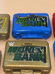 WWE MATTEL ELITE MONEY IN THE BANK BRIEFCASE ACCESSORIES LOT WWF WCW MITB RARE