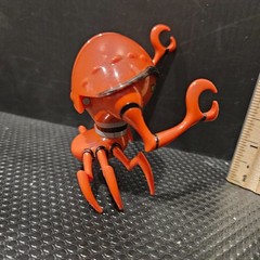 Ben 10 Alien Force 2008 BRAINSTORM Red 3″ Action Figure Brain Storm