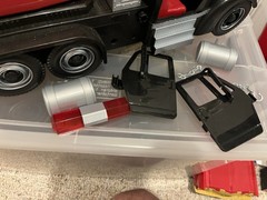 MATTEL WWE WREKKIN RAMPAGE RIG VEHICLE Semi Truck Wrestling Figure Set Complete