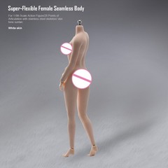 1/6 Female Seamless Flexible Body Super Large Bust Breast Silicone 12” Figure