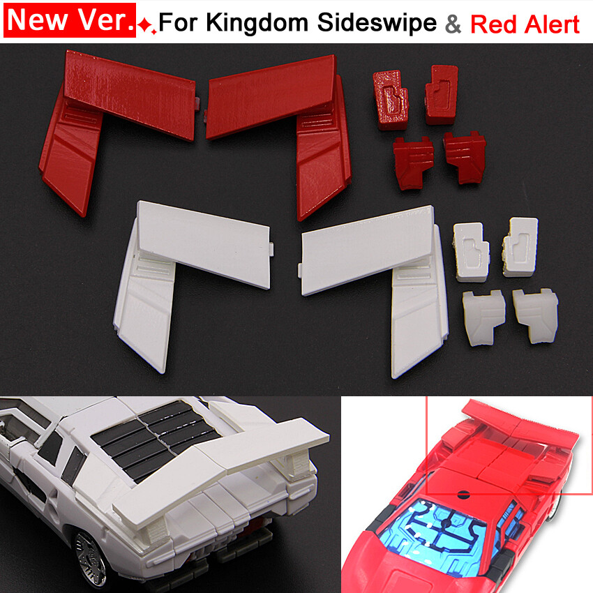 Universal Tail Spoiler Upgrade Kit For Kingdom Sideswipe / Red Alert – New Ver