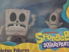 NEW SpongeBob Mini Skeleton Figures Squidward Plankton Patrick & Squidward