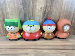 South Park Vinyl Hard Plastic Figures 1998 By Fun 4 All Comedy 6″ Set of 4