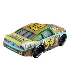 2PCS Disney Pixar Cars1 3 NO.54 Green Car Collectible Die-cast Model Toy Car Boy