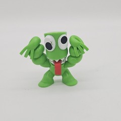 Rainbow Friends GREEN Mini Figure PhatMojo 2023 Roblox Horror Toy 2.5″