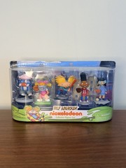 New HEY ARNOLD! Collector 5 FIGURE SET Nickelodeon HELGA Harold GERALD Baseball