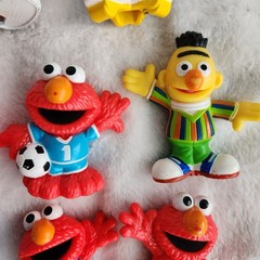 Sesame Street Workshop Lot Of 12 PVC Figures Snuffleupagus Count Abby Elmo More!