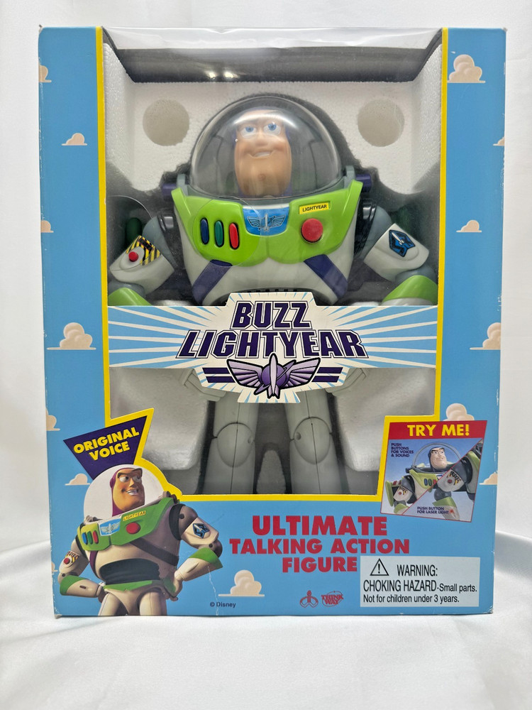 Toy Story 1 Buzz Lightyear Ultimate Talking Action Figure Vintage Edition 1995