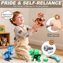 Dinosaur Toys for 3 4 5 6 7 8 Year Old Boys, Take Apart Dinosaur Toys for Kid…