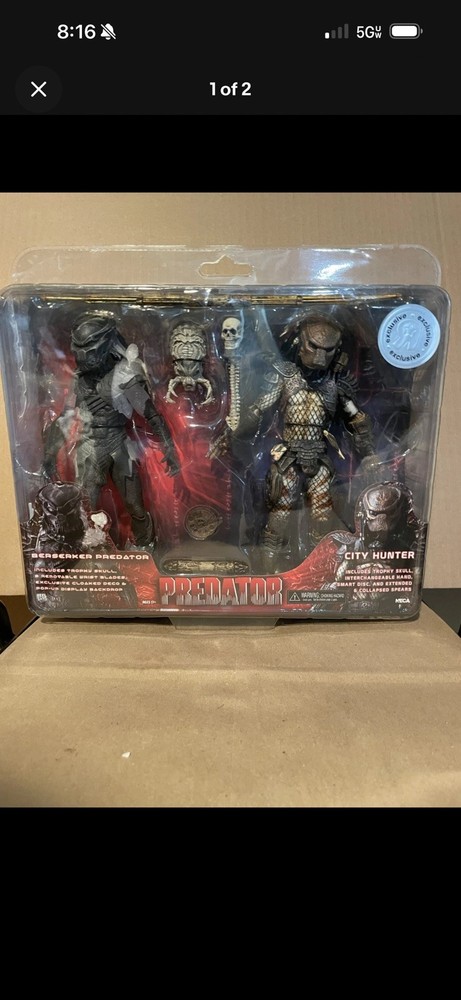 NECA Predator 2 City Hunter & Berserker Predator 2-Pack Exclusive Figures