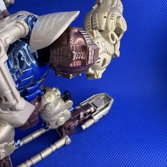 97 Transformers Beast Wars Transmetals Optimus Primal Figure Vintage Hasbro Mace