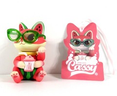 Moetch Cassy Cat Drink Series Mini Figure Watermelon Smoothie NEW