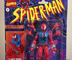 NEW Hasbro Marvel Legends │ SCARLET SPIDER │ Spider-Man Retro Card │ 1/12 Scale