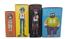 Kidrobot Gorillaz Vinyl Figures Complete Set 2D Murdoc Noodle Russel w/ Boxes