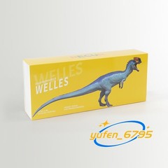 RECUR 1/48 Dilophosaurus Figure PVC Dinosaur Decor Animal Model Adult Gift Toys