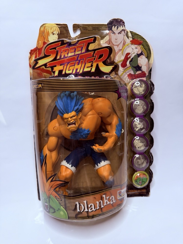 Blanka Yellow Blue STREET FIGHTER Alpha 3 Round One Action Figure Capcom 1999