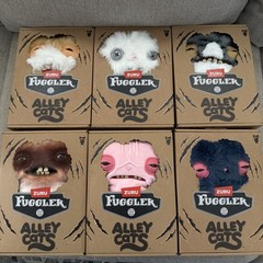 Fuggler Alley Cats Series Set of 6 Plush 9” Funny Ugly Monster Alley Cats X Zuru