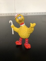 Vintage TAP DANCING big bird Tara Toy PVC Muppets SESAME STREET Hat B1