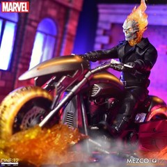 Mezco Toyz One:12 In StockMarvel Ghost Rider And Hell Cycle 1/12 Action Figure