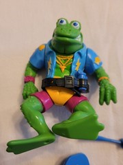 Vintage TMNT Genghis Frog 1989 100% COMPLETE