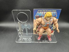 MOTU Vintage He-Man Mini-Comic Acrylic Display stand **No Figure Included**