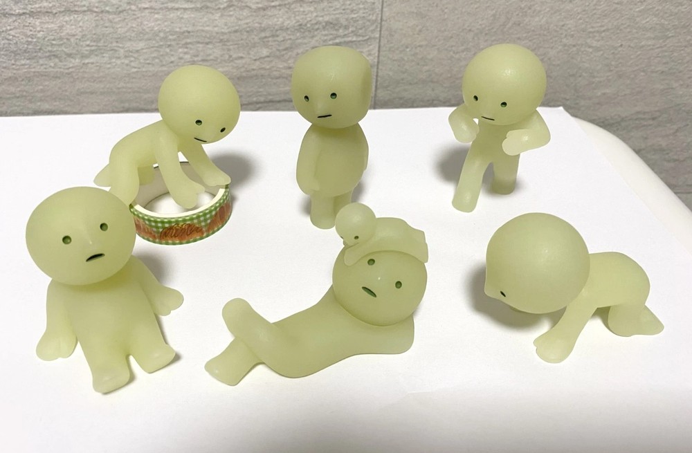 Smiski Series 4 Complete Set Rare Japanese Figure Collectible Glow in Dark Toy