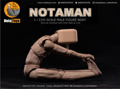 Notaman 1/12 Flexible Strong Muscular Square Head 16.5cm 6”Figure Body Doll