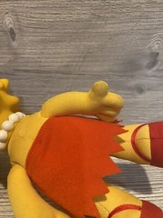 LISA SIMPSON 8″ DOLL 1990 Plush With Plastic Head Vintage Simpson Collectible