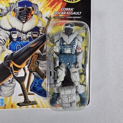 GI Joe 25th Anniversary Snow Serpent Cobra Polar Assault NEW Package wear*