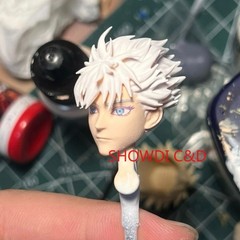 Custom 1/12 Jujutsu Kaisen Satoru Gojo Head Sculpt For 6″Romankey SHF Vtoys Body