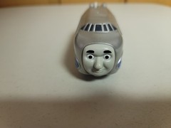 Thomas Trackmaster Battery Powered Hugo Blimp Train Works Runs Great