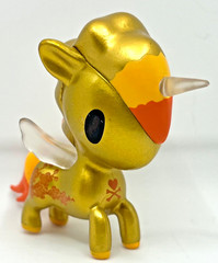 Tokidoki Unicorno Series 2 Gold Red Flowers Flamma 3″ PVC Collectible Toy Figure
