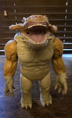 Brown & Beige Monster Plastic Articulated Action Figure Large Collectible Toy