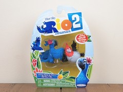 Rio 2 2-Pack Jewel & Pedro 2″ Action Figure Doll Blue Bird Toy **BRAND NEW**