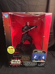 1999 Star Wars Talking Fighting Bank Episode 1 Darth Maul NOS New Old Stock TF